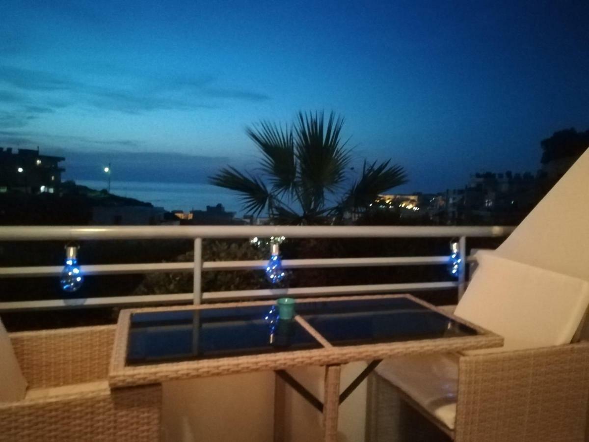 Sea View Cozy Studio Near Center Of Rethymno Town Kültér fotó