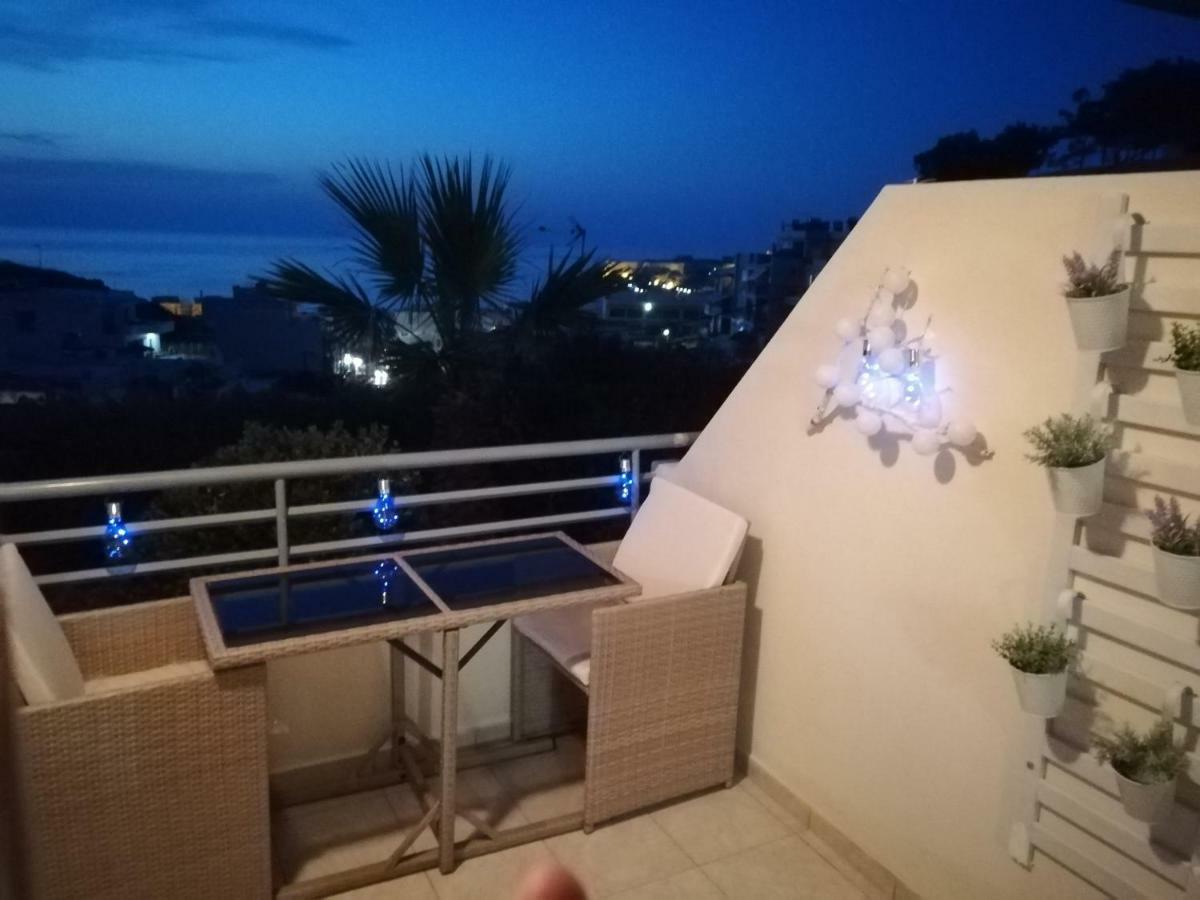Sea View Cozy Studio Near Center Of Rethymno Town Kültér fotó