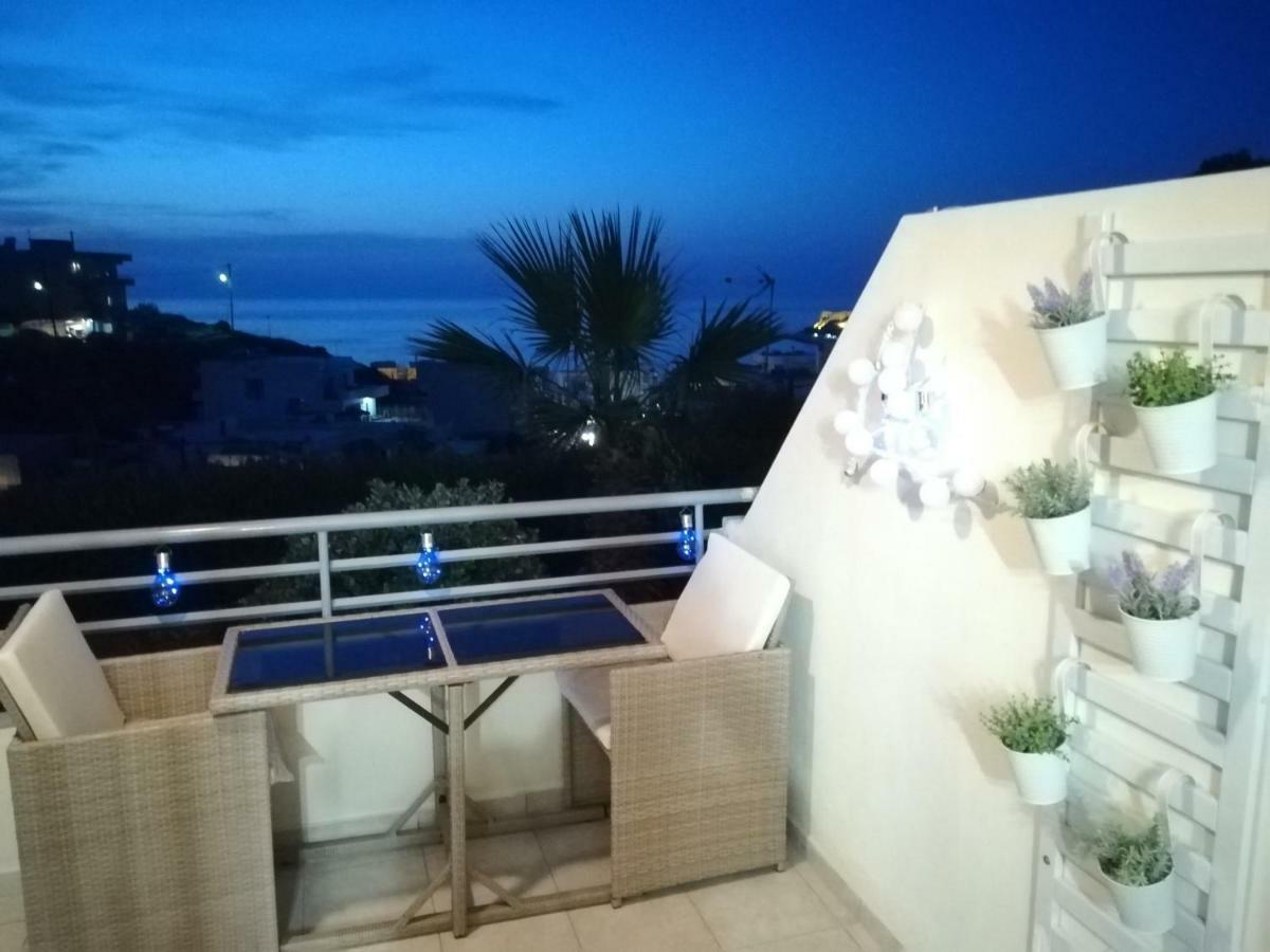 Sea View Cozy Studio Near Center Of Rethymno Town Kültér fotó