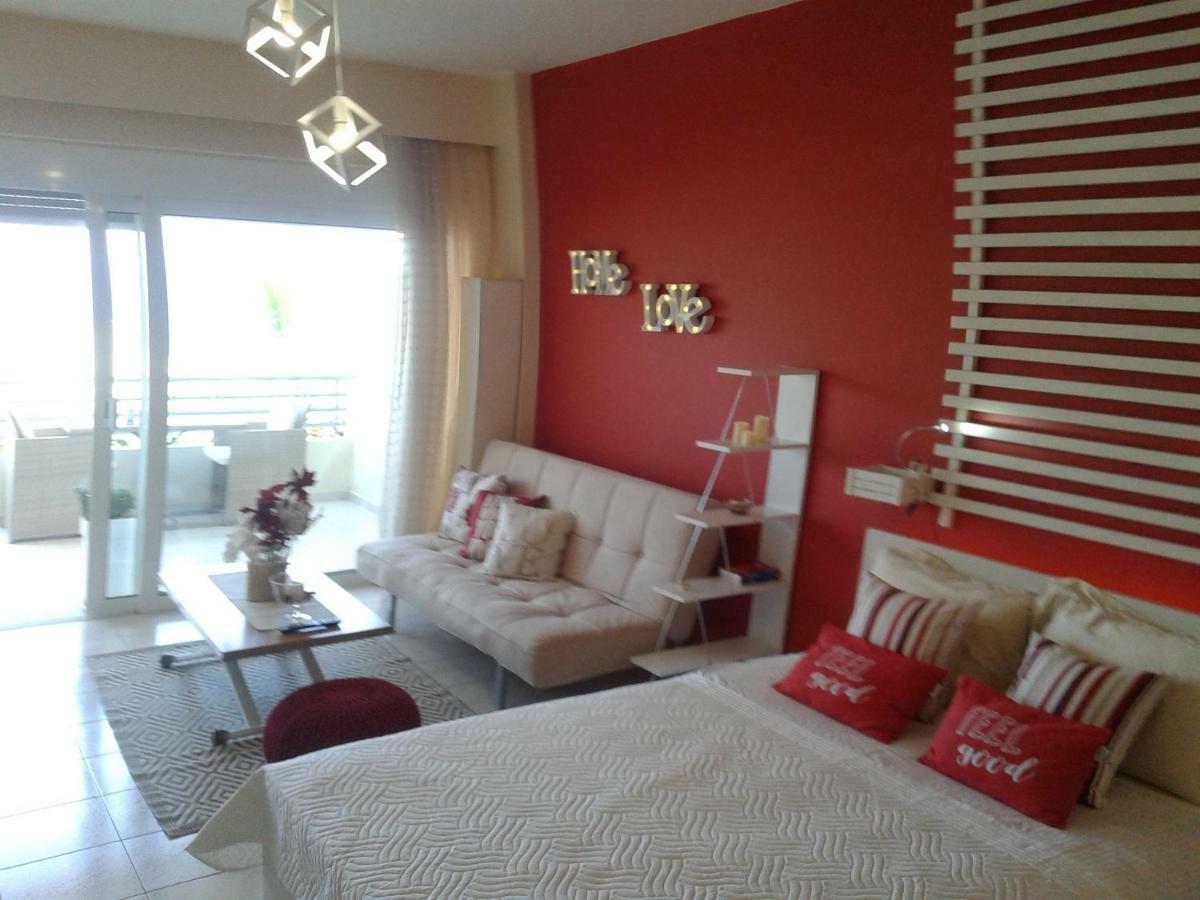 Sea View Cozy Studio Near Center Of Rethymno Town Kültér fotó