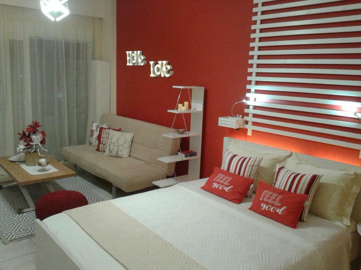 Sea View Cozy Studio Near Center Of Rethymno Town Kültér fotó